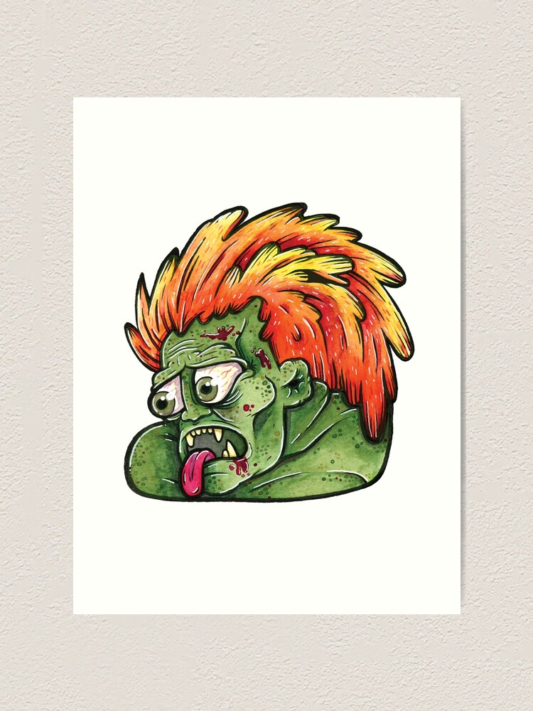 Blanka Street Fighter Design - Original Artwork - Street Fighter