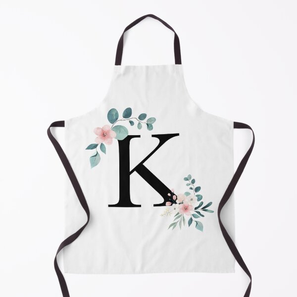 Item preview, K - Watercolor Floral designed and sold by Monograms Ultd.
