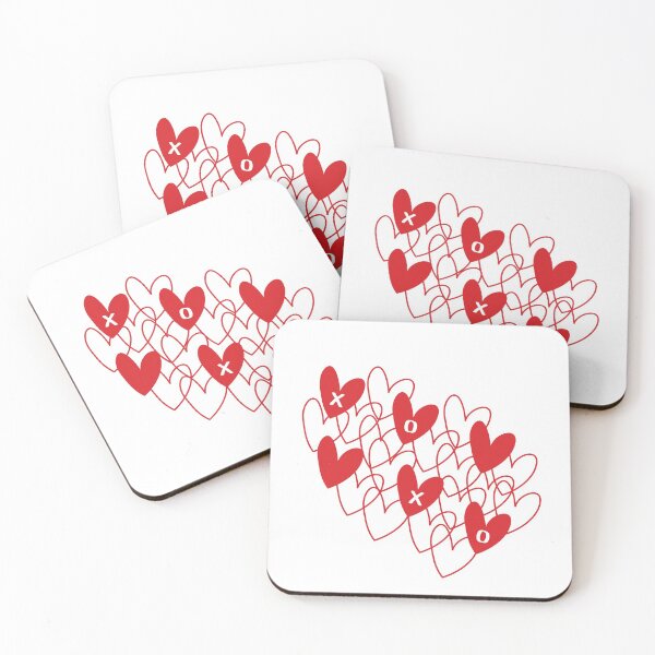 Item preview, XOXO Red Hearts designed and sold by mschubbybunny.