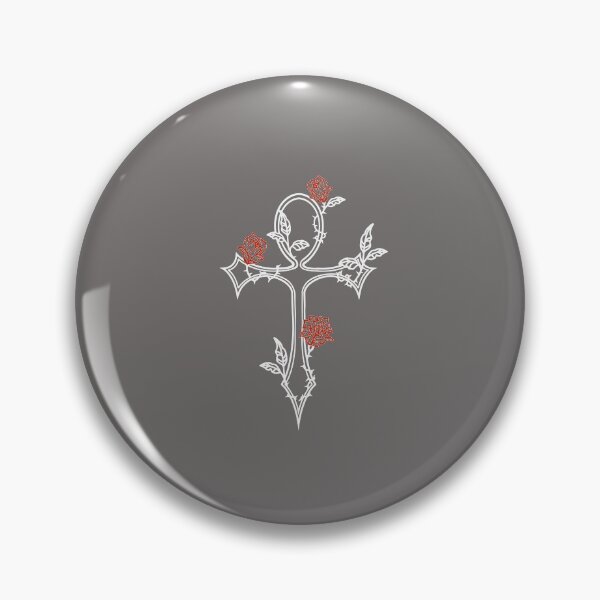 Item preview, Gothic and Egyptian Symbol Ankh With Red Roses Goth designed and sold by FalkDania.
