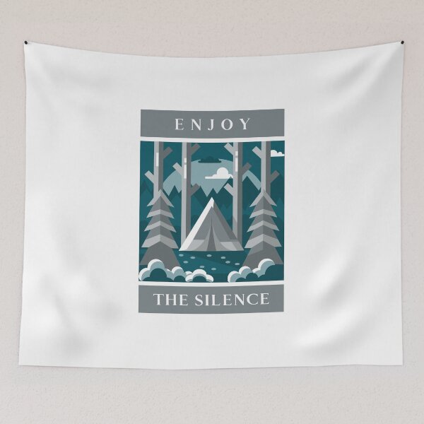 Item preview, Enjoy camping - silence designed and sold by NoelNimmad.