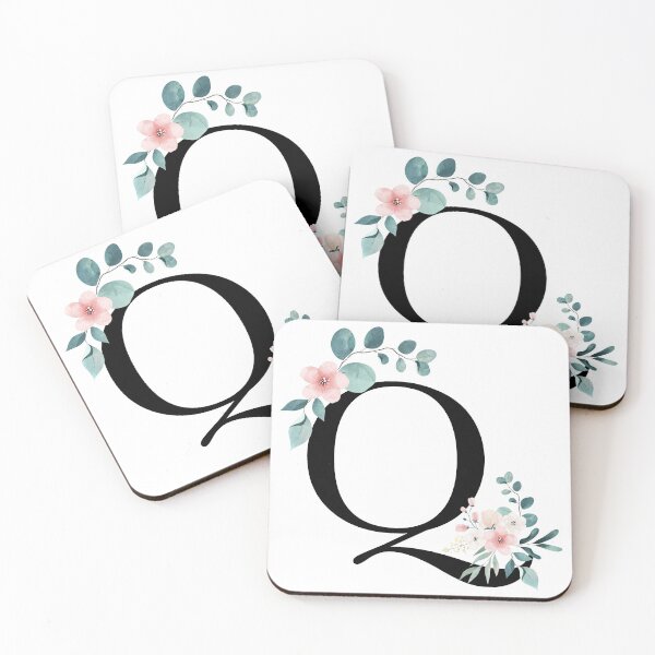 Item preview, Q - Watercolor Floral designed and sold by Monograms Ultd.