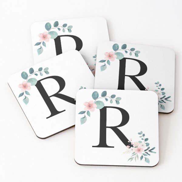 Item preview, R - Watercolor Floral designed and sold by Monograms Ultd.