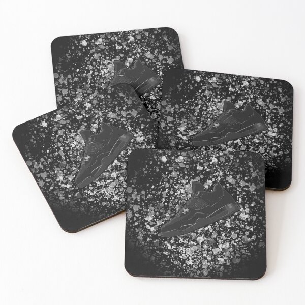 Item preview, Jordan 4 Cat black with splatters designed and sold by LUSSO-DESIGNERS.