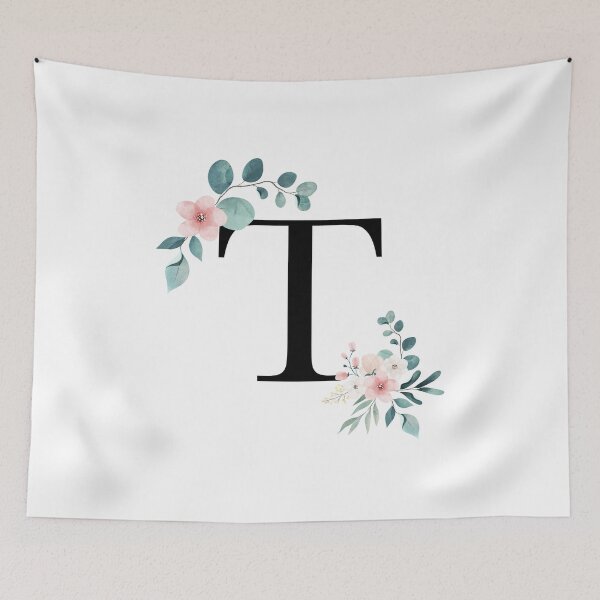Item preview, T - Watercolor Floral designed and sold by Monograms Ultd.