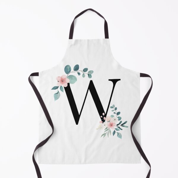 Item preview, W - Watercolor Floral designed and sold by Monograms Ultd.