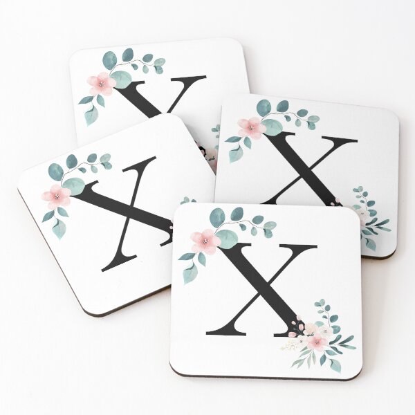 Item preview, X - Watercolor Floral designed and sold by Monograms Ultd.