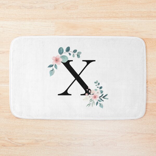 Item preview, X - Watercolor Floral designed and sold by Monograms Ultd.