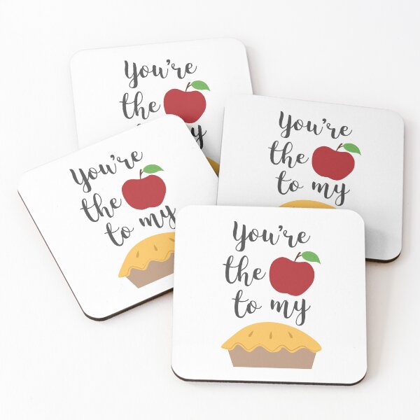 Item preview, You're the Apple to My Pie Quote designed and sold by mschubbybunny.