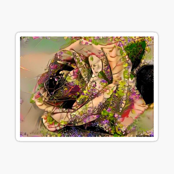 Rose Abstract 1 Sticker
