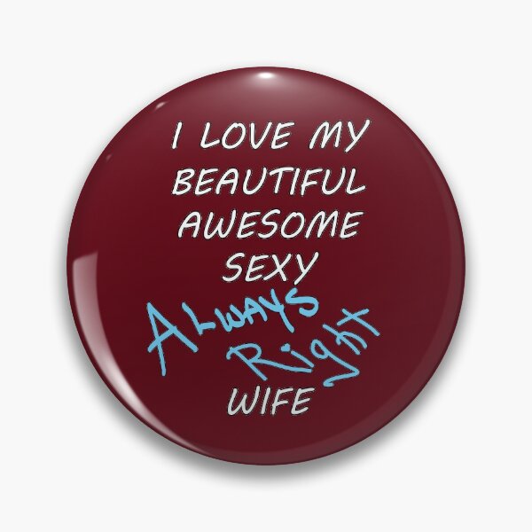 Item preview, I Love My Awesome Wife Funny Marriage Quote designed and sold by Cute & Sassy Custom Gifting Boutiques.