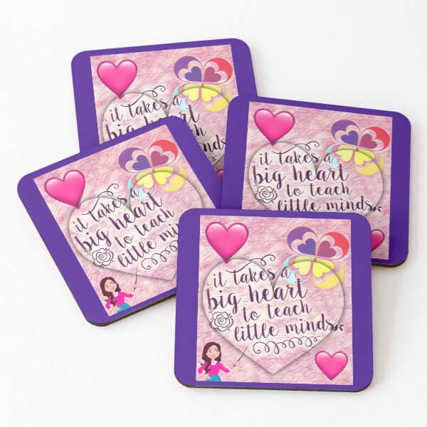 Item preview, Teacher takes a big heart to teach little children  designed and sold by ArtTheresaLynn1.