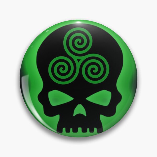 Item preview, Gothic Celtic Skull Green designed and sold by amanda150771.