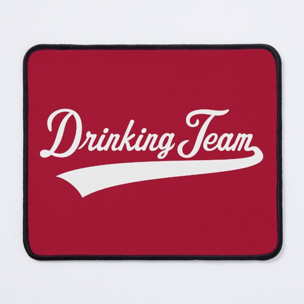 Item preview, Drinking Team Lettering (Beer / Alcohol / White) designed and sold by MrFaulbaum.
