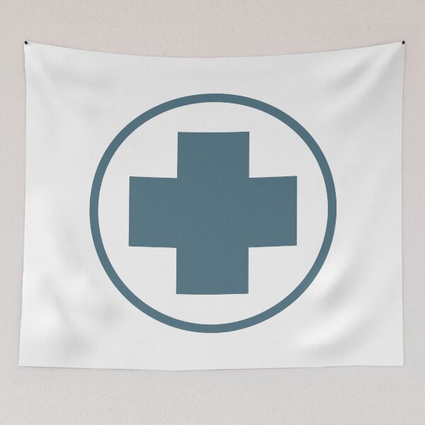 Item preview, TF2 medic icon BLU designed and sold by Loadout.