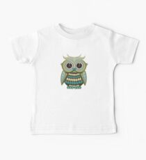 Star Eye Owl - Green 2 Baby Tee