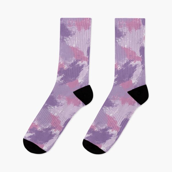 Item preview, Abstract minimalist purple and pink loose brush strokes pattern designed and sold by IevaLiART.
