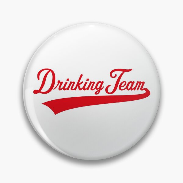Item preview, Drinking Team Lettering (Beer / Alcohol / Red) designed and sold by MrFaulbaum.