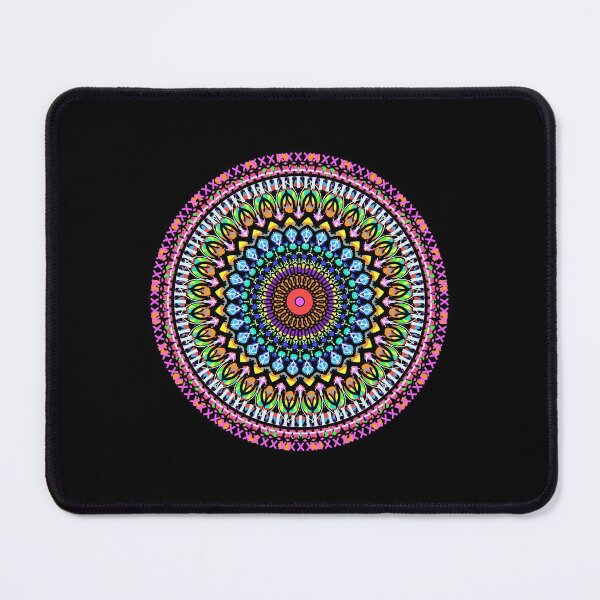 Item preview, Indian pink flower mandala designed and sold by Akashdigiart.