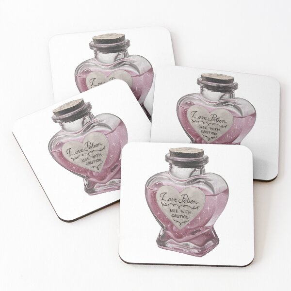 Item preview, Dusky pink potion heart bottle - Artsy designed and sold by LukjanovArt.