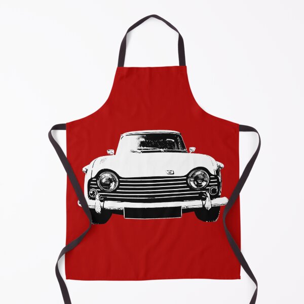Item preview, Triumph TR5 1960s British classic car monoblock black and white designed and sold by soitwouldseem.