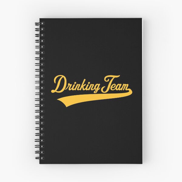 Item preview, Drinking Team Lettering (Beer / Alcohol / Gold) designed and sold by MrFaulbaum.