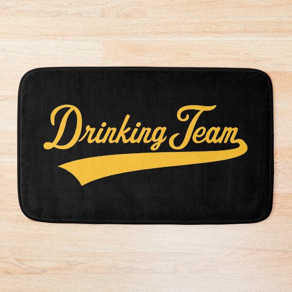 Item preview, Drinking Team Lettering (Beer / Alcohol / Gold) designed and sold by MrFaulbaum.