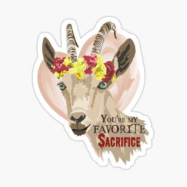 Item preview, Valentines Day Lupercalia Goat, Favorite Sacrifice  designed and sold by IvyVeinStudio.