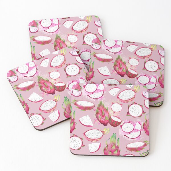 Item preview, Dragon fruit watercolor paint designed and sold by Emma Kunz.