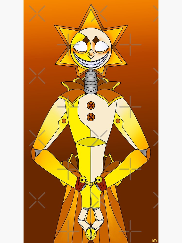 Sun - FNAF Security Breach Poster for Sale by MtnDew3301