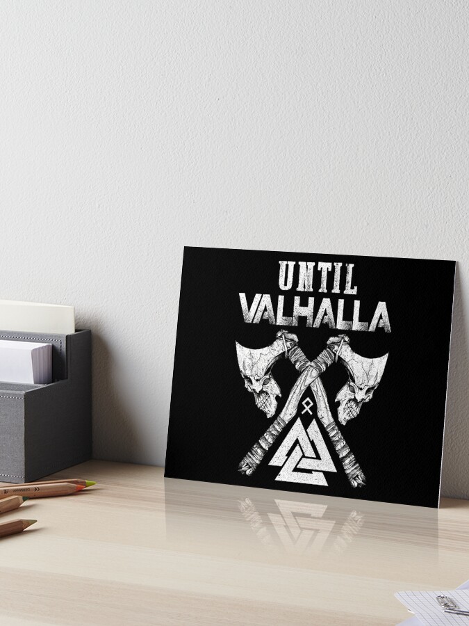 Viking Warrior Until Valhalla Viking Photographic Print for Sale by  Dog-T-Shirts