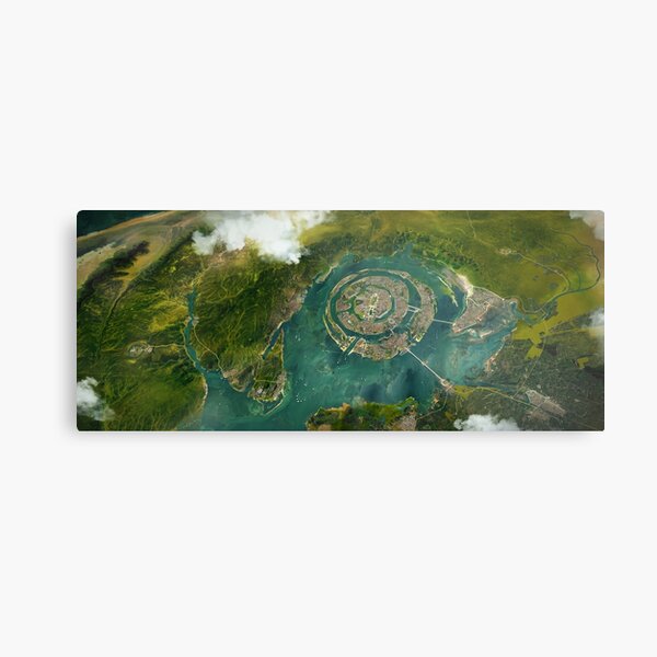 EYE OF SAHARA - The real location of atlantis Metal Print
