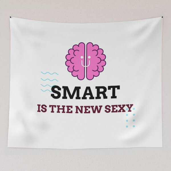 Item preview, Smart Is The New Sexy | Geek Brain designed and sold by Orlandloo.