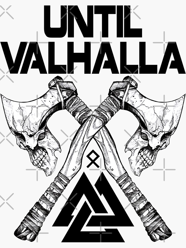Viking Warrior Until Valhalla Viking Photographic Print for Sale by  Dog-T-Shirts