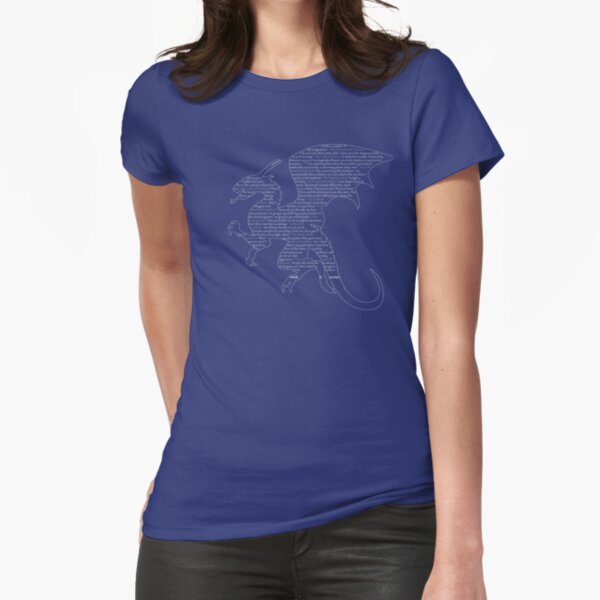 Le Guin Dragon Fitted T-Shirt