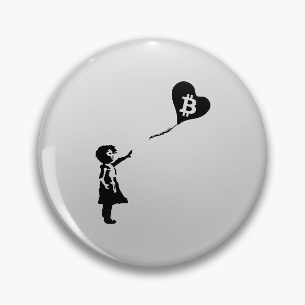 Item preview, Bitcoin Girl With Balloon I Crypto Asset Bitcoin designed and sold by Amazing Designs.