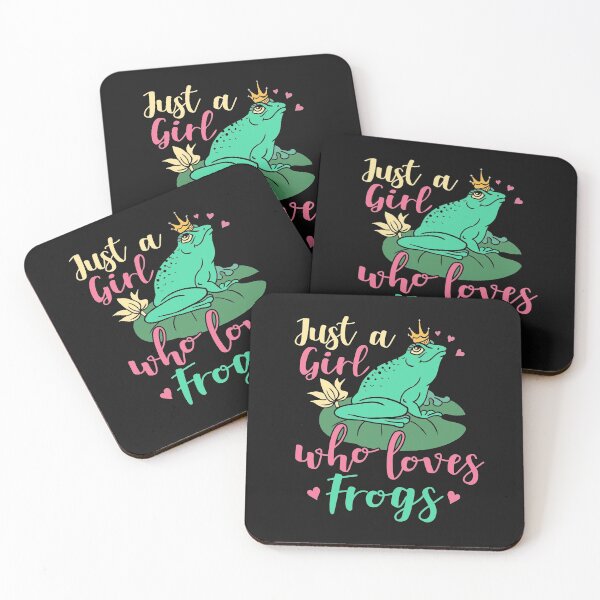 Item preview, Just A Girl Who Loves Frogs Cute Green Frog Princess on a Lili Pad designed and sold by alenaz.