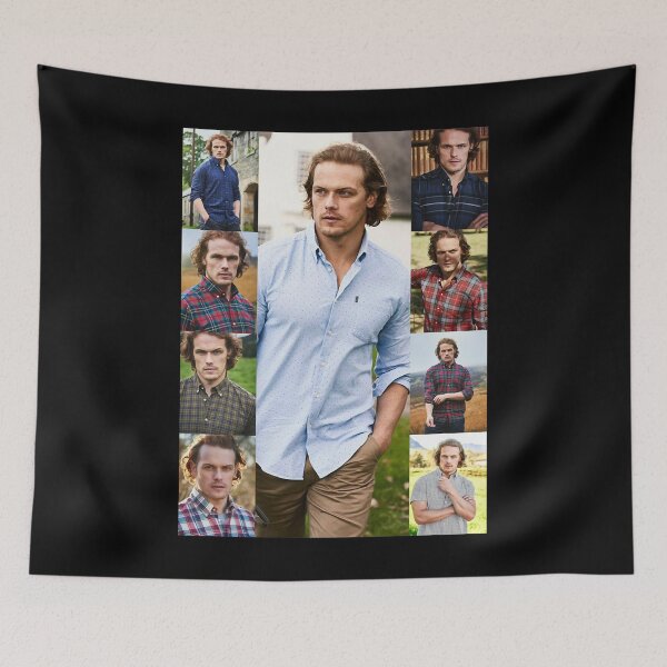 Item preview, Mens Funny Sam Heughan Retro Vintage designed and sold by Dorthyhill.