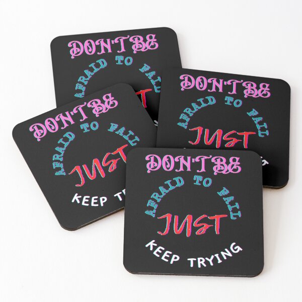 Item preview, No tengas miedo de caer, solo sigue intentándolo. frases motivacionales e inspiradoras en la camiseta clásica designed and sold by Douaa_Print.