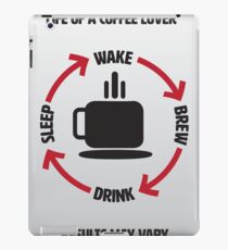 Coffee Lover Infographic iPad Case/Skin