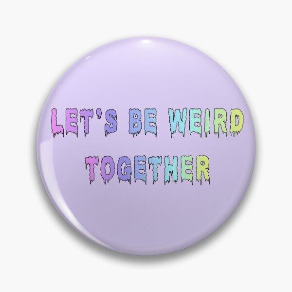 Item preview, Lets Be Weird Together Rainbow Lettering designed and sold by AnnastasiiaD.