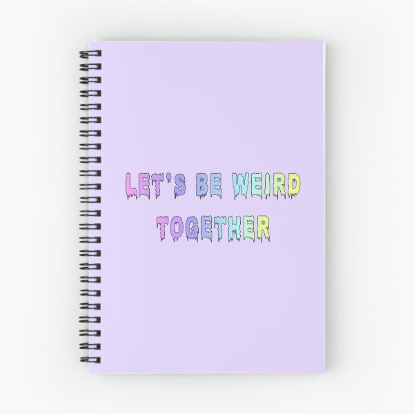 Item preview, Lets Be Weird Together Rainbow Lettering designed and sold by AnnastasiiaD.