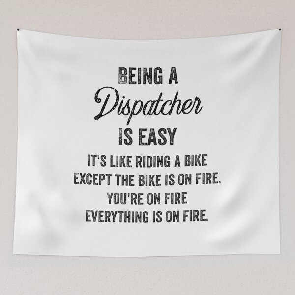 Item preview, Being a Dispatcher Is Easy - Funny Dispatcher Quotes Gifts For Dispatchers designed and sold by ferdaousseshop.