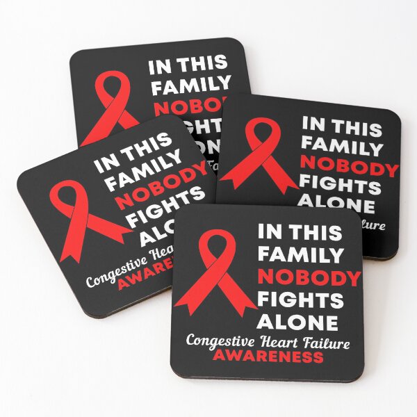 Item preview, In This Family Nobody Fights Alone Congestive Heart Failure Awareness designed and sold by Color-Sparkle.
