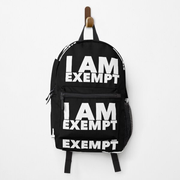 Item preview, I am exempt  designed and sold by WeGotThat.