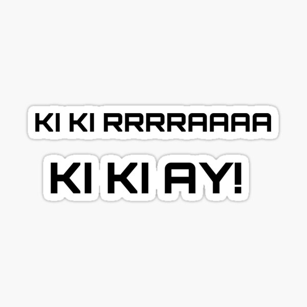 Ki Ki AY Sticker
