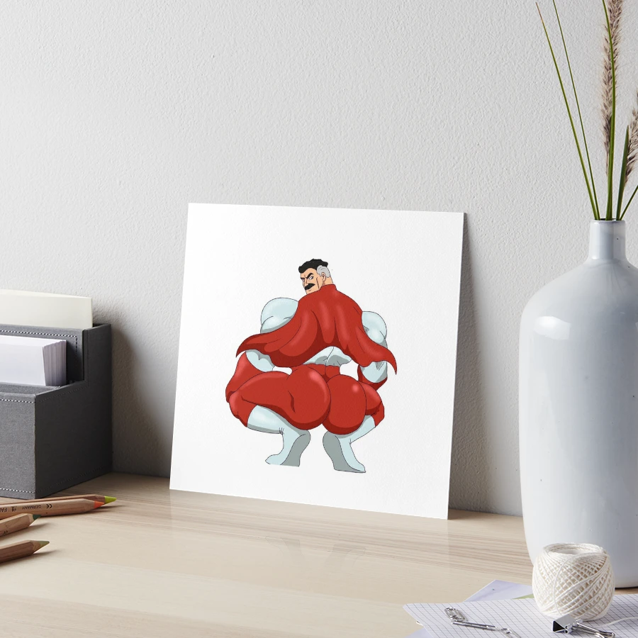 Invincible think mark thicc booty Omni Man | Art Board Print