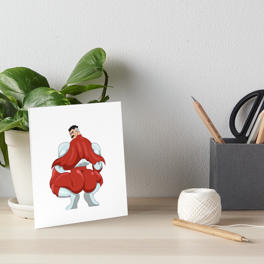 Invincible think mark thicc booty Omni Man | Art Board Print