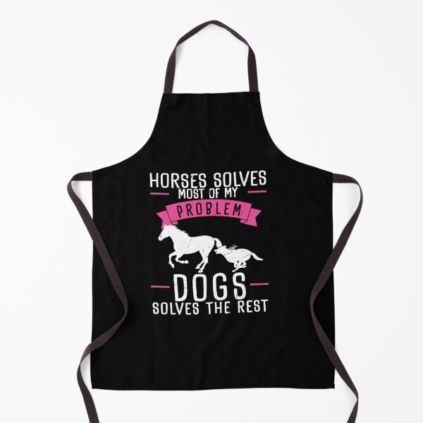 Item preview, Horses Solves Most Of My Problems Dogs Solves The Rest designed and sold by StrongShirts.