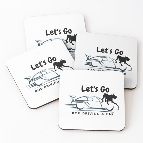 Item preview, Dog driving a car designed and sold by Kinkalow.